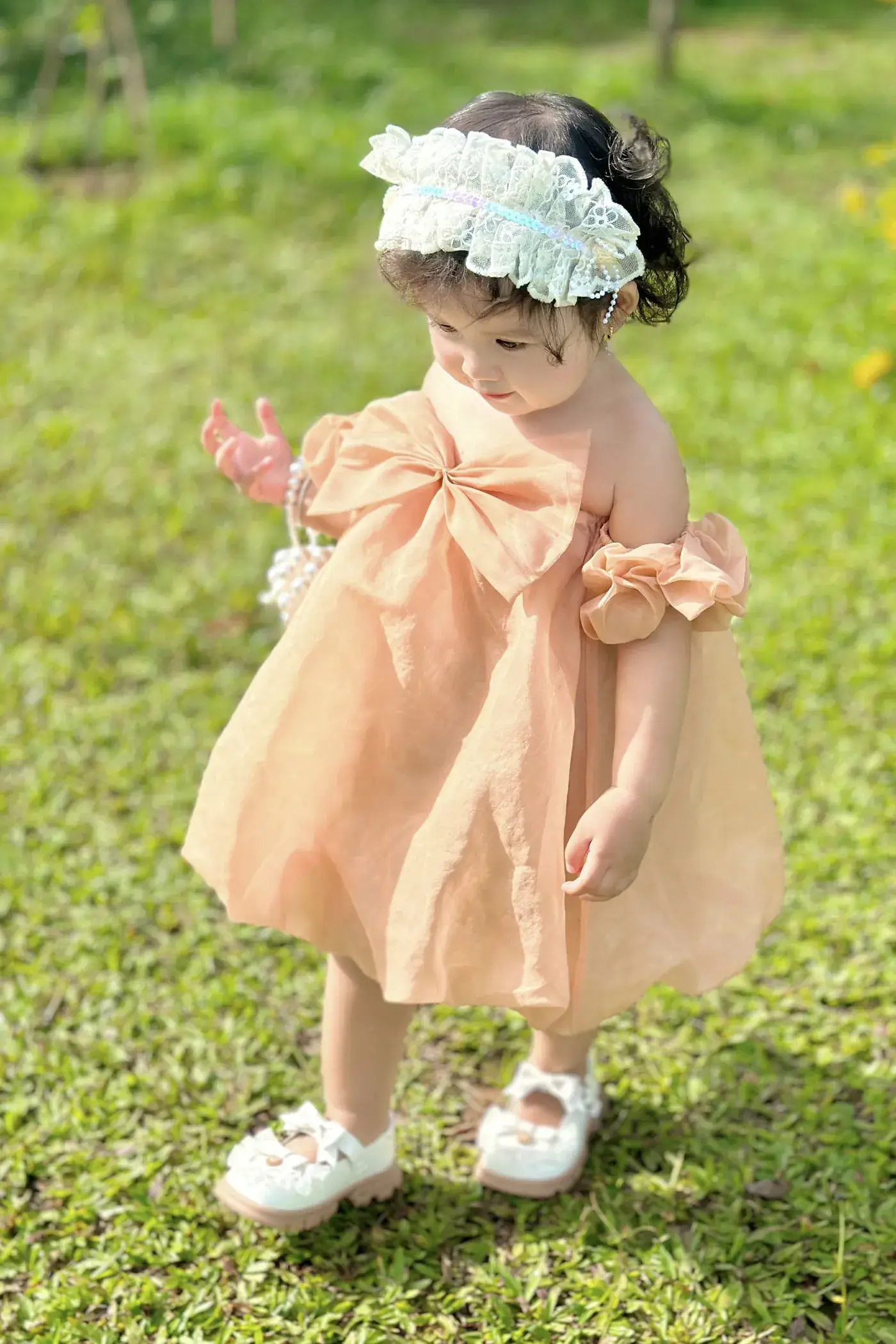 đầm bí cam đất cho bé