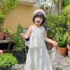 set váy lụa queen cho bé 2