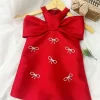 váy đỏ cho bé gái 4